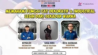 Cat Dekoratif & Industrial: Manfaat, Aplikasi, dan Tips dari Ahlinya | IW Paint x K-Lite 107.1 FM