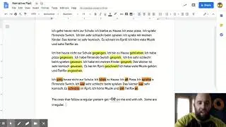Narrative Past - Google Docs