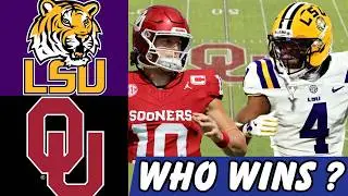 LSU Tigers vs No.8 Oklahoma Sooners - Week 14 Preview & Prediction