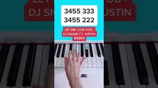 Let Me Love You - DJ Snake FT. Justin Bieber (Piano Tutorial) #letmeloveyoudjsnake #justinbieber