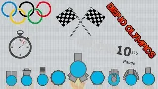 DIEP.IO OLYMPICS - RACING EVERY DIEP.IO TANK IN SANDBOX! ( Diepkart ) [Diep.io]