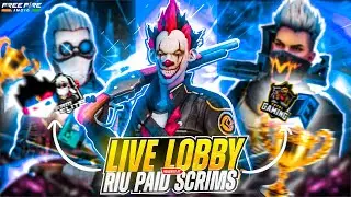 SPECIAL LOBBY  PRESENTED BY RIU PAID SCRIMS |  Dec 29 | 9 pm Lobby | #paidscrims #freefireindiacup
