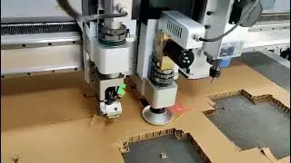 Automatic Digital cutter Corrugated paper Honeycomb Cardboard Kt board  CNC Carton Cutting Machine