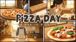 Countryside Pizza ASMR 🍕 | Cozy Cartoon Cooking Story in a Rustic Kitchen