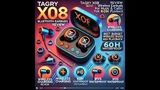 TAGRY X08 Bluetooth Earbuds Review: Best Budget Wireless Earbuds for Music & Calls! | 60H Playback