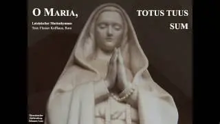 O Maria, totus tuus sum.