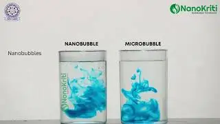 Dye Test Nanobubble Water vs Microbubble Water