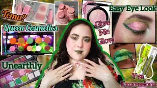 💚Simple✨Eye Look 💕 | Queen 👑 Cosmetics Enchanted Forest Palette + Unearthly Cosmetics✨