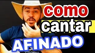 como cantar afinado usando as vogais