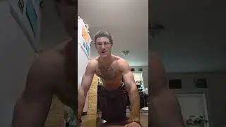 Good morning push-ups (fueled by pizza!)