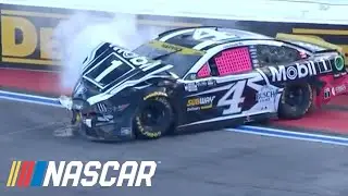 Kevin Harvick&rsquo;s day ends with late wreck | NASCAR