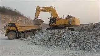 Amazing Excavator Skills! Komatsu PC850, Loading Duptrucks, Heavy Equipments, Powerful Excavator,