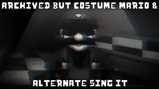 Archived but Costume Mario & Alternate sing it | FNF: Analog Funkin cover (2/5)