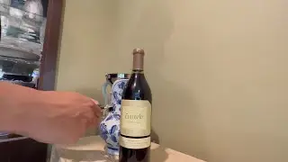 Red Wine Decanting and Chilling - Emmolo Napa Valley (Merlot): Vintage 2020