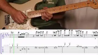How to Play the Melody to American Woman by The Guess Who on Guitar with TAB