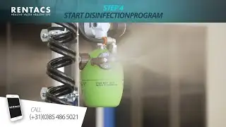 Demonstratie van de RENTACS desinfectie methode