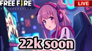🔴[Live] Road To 22k Subscribers 🗿 Garena Free Fire !! #Day12