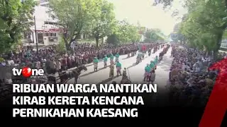 Tumpah Ruah! Momen Warga Solo Nantikan Kirab Pengantin Putra Presiden | AKIP tvOne