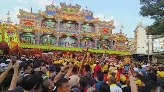 大社青雲宮神農大帝乙巳年科啟建水火醮五朝祈安清醮暨南巡晉香前往茂林大津橋恭請聖火回駕平安繞境大典第五天入廟安座