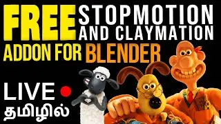 FREE Addon for Blender Stopmotion Animation You Need to Know | தமிழில்