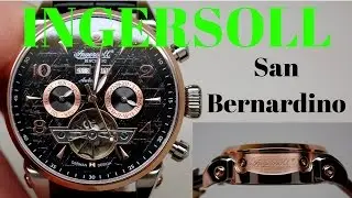 (4K) INGERSOLL SAN BERNARDINO MEN'S WATCH REVIEW MODEL: IN4514RBK
