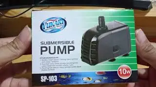 Unboxing Pompa Aquarium Kolam Hidroponik Yukari SP103