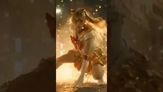 Sailor Venus aerial transformation #sailormoon #sailorvenus #madewithmartini #liveaction #reels #ai