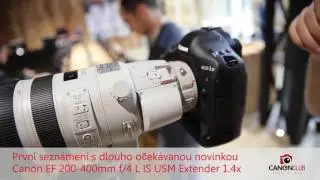 Prvn&iacute; sezn&aacute;men&iacute; s Canon EF 200-400mm f/4 L IS USM Extender 1.4x v Česku HD