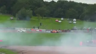 Drifting pair at Tunerfest North, Oulton Park.