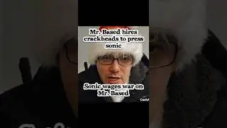 One Sonic Wages War on Mr. Based #worldoftshirts