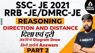 SSC JE/RRB JE/DMRC JE 2021 | Reasoning | Direction and Distance #2