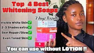 Whitening Soaps to achieve 2-3 shades | You can use without a body lotion | 7 Days Result