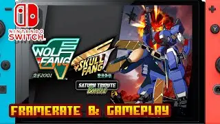 WolfFang 空牙2001 SkullFang 空牙外伝 Saturn Tribute Boosted - (Nintendo Switch) - Framerate & Gameplay
