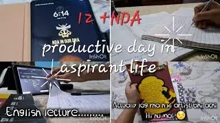 Productive day in Aspirant life |managing 12 +Nda 💪  prepration kaisi h ?|#nda#aspirant#vlog