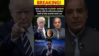 Pakistan Issues Nuclear Threat to India from USA &ndash; Global Tensions Rise 🌍⚠️ #indvspak