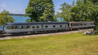 Chasing Finger Lakes PX1 the Finger Lakes Rail Experience from Seneca Falls to Cayuga NY 7-13-25