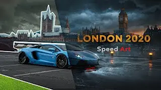 LONDON 2020 / Speed Art (Photoshop & Maya)
