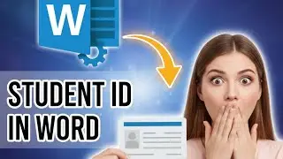 How to design student ID Card in MS Word || Complete Course of MS Office || MS Word tiks and trips