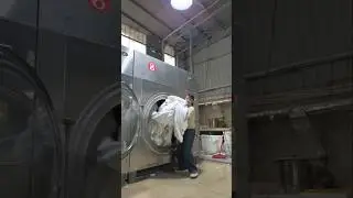 The world's largest washing machine and dryer