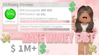 HOW you can make YOUR FIRST MILLION💸|| Bloxburg || Bellatheboba
