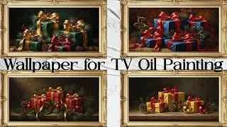 Beautiful Christmas gifts in 4K format | TV screensaver frame ✨