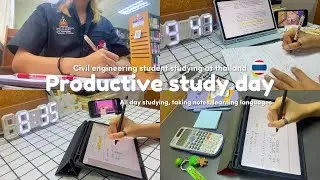 Productive study vlog⛅️Civil Engineering Student