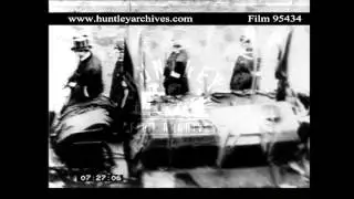 Funeral of General Booth of the Salvation Army.  Archive film 95434