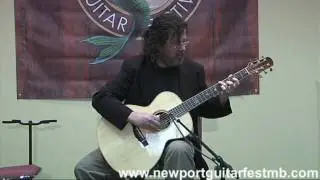 Tippin Guitars played by Al Petaway at the Newport Guitar Festival in Miami Beach