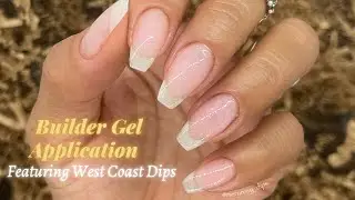 Easy Builder Gel Overlay using West Coast Dips #buildergel
