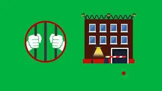 JAIL #ANIMATION on #GREEN SCREEN / #CHROMA KEY