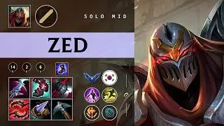 Zed Mid vs Talon - KR Diamond Patch 26.03