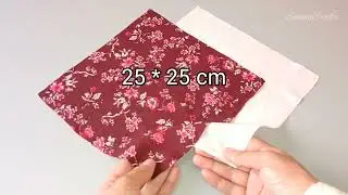 ✅️ 2 идеи для шитья 💡 из остатков ткани | Уроки шитья #сделайсам #ручнаяработа