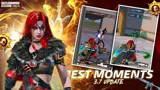 BEST MOMENTS OF 3.7 UPDATE | BGMI FRAG MOVIE | TOXICGOD 🏆❤&zwj;🔥