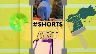 #Shorts POSCA Markers On Watercolor Paper by David K. Austin
